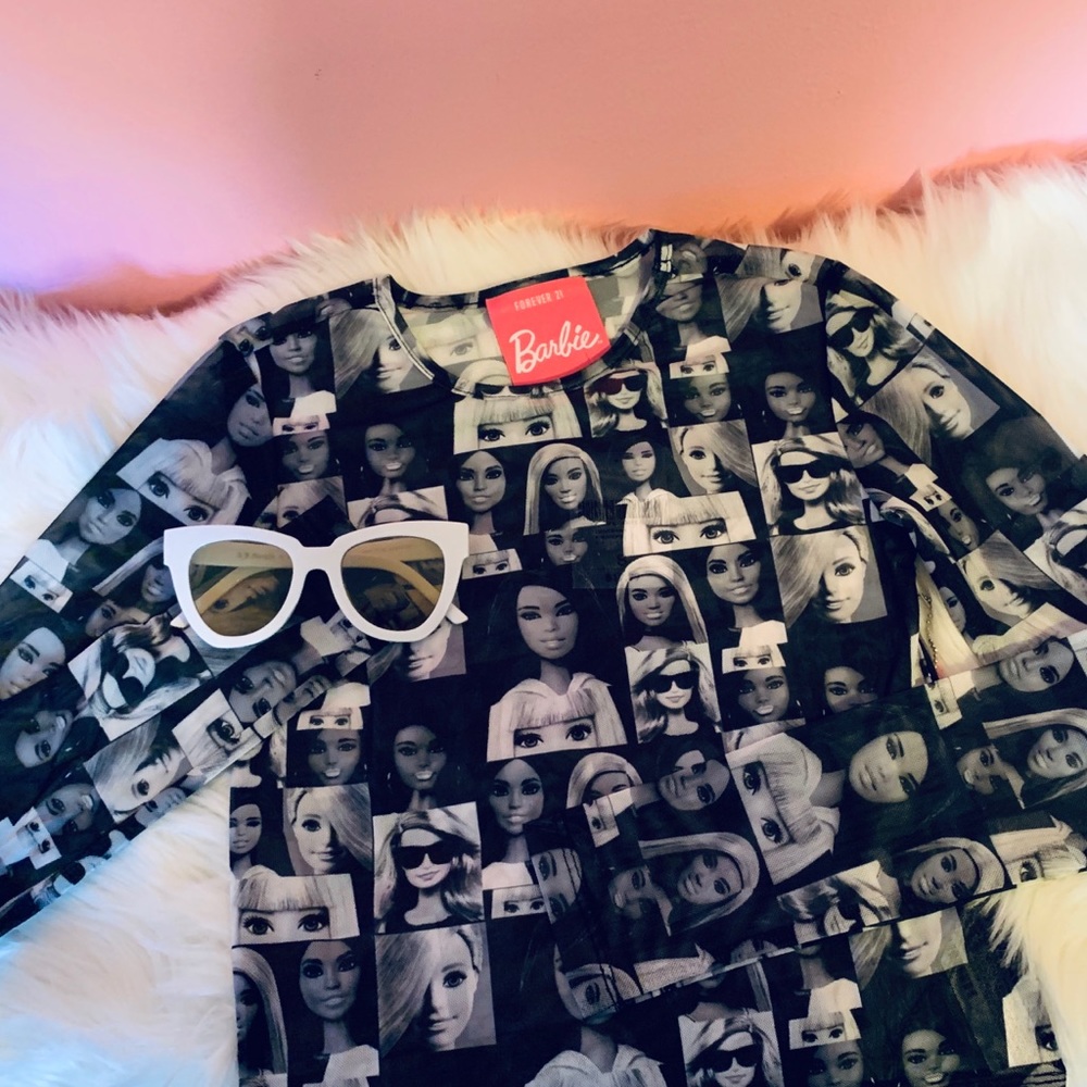 For sale : Women’s size small - Barbie mesh top